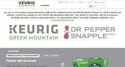 Desktop Screenshot of keuriggreenmountain.com